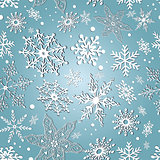 pattern from snowflakes
