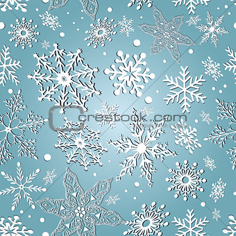 pattern from snowflakes