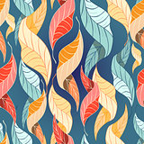 colorful autumn leaves pattern