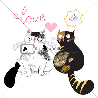 in love cats