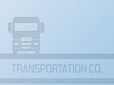 Truck advertisement background design