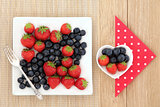 Strawberry and Blueberry Fruit