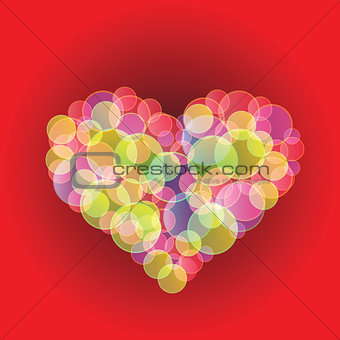 bubble heart