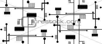 Isolated Circuit Pattern