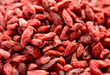 Background of Dried Red Goji Berries