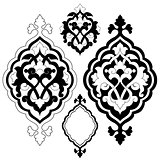 artistic ottoman pattern series twenty one
