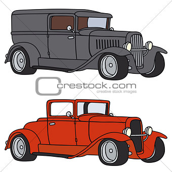 Funny vintage cars