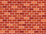 Red brick wall 