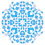 artistic ottoman blue pattern series twenty nine