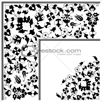 artistic ottoman pattern series twenty five version