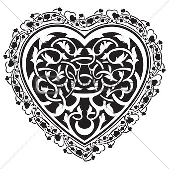 Valentines Day tatto heart