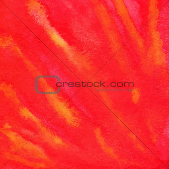 Red watercolor background.