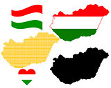 map of Hungary