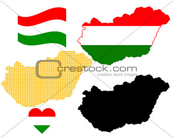 map of Hungary