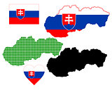 map of Slovakia