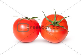 Two Fresh Red Tomato