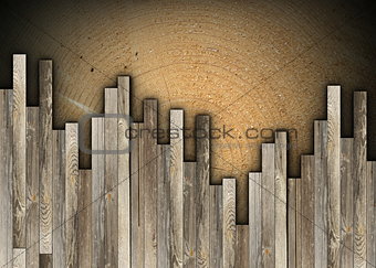 vintage pattern with wood planks