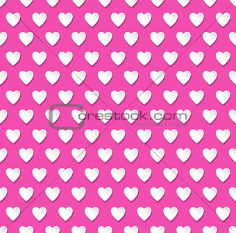 Valentine's day heart patterned background 