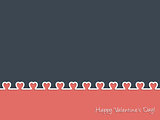 Happy Valentine's Day Greeting card design