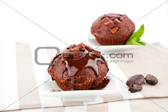 Delicious luxurious muffins.
