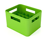 Green beer crate