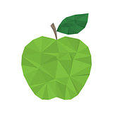 Green apple clean and modern minimal design