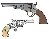 Classic Wild West revolvers
