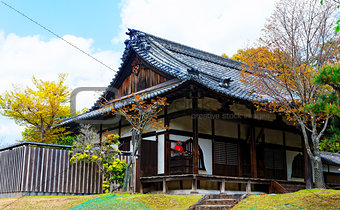 traditional wooden house, Japan. 