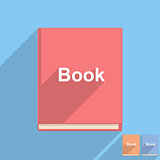 Flat Book Icon