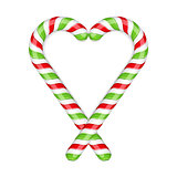 Candy Canes Heart