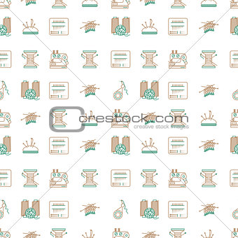 Bicolor line design vector background for sewing or handmade