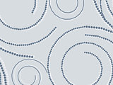 Swirls from circles on grey background