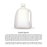 Vector illustration of bottle for cleaning product