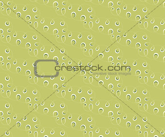 Vector seamless background. Lace on a green background