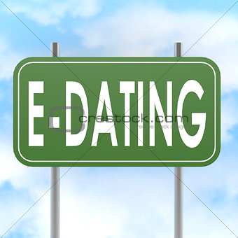 E dating road sign