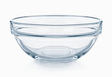 Glassware. Empty salad bowl on a white background