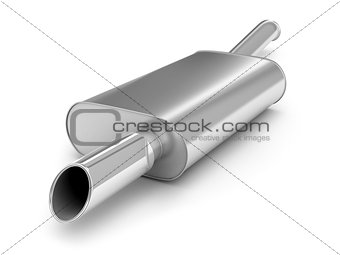 Car Exhaust Pipe.