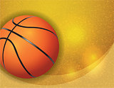 Basketball on Background Illustration