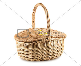 Picnic wicker basket
