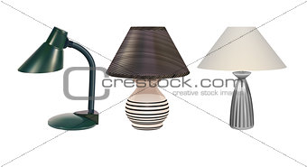 table lamps set
