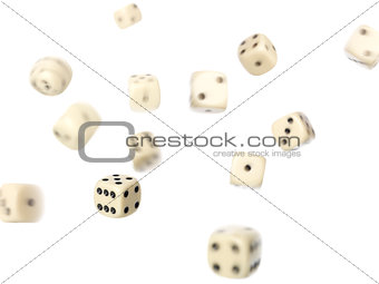 Rolled dices