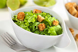 Green Salad with Croutons