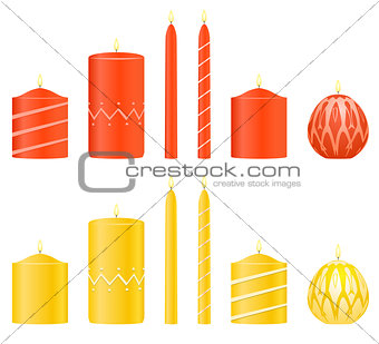 Vector set candles