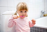 Baby Brushing teeth