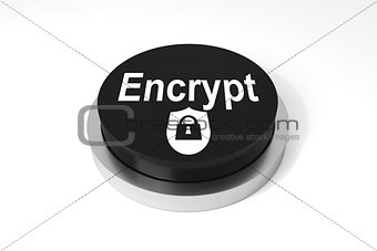 black button encrypt protection symbol