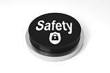 black round button safety  protection symbol