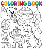 Coloring book with toys thematics 2