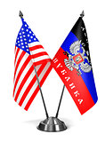 USA and DNR - Miniature Flags.