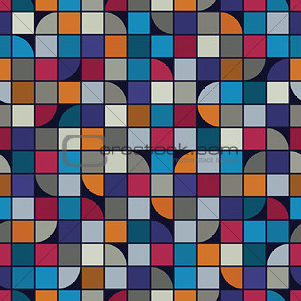 Abstract mosaic seamless background.