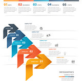 Business concept infographic template